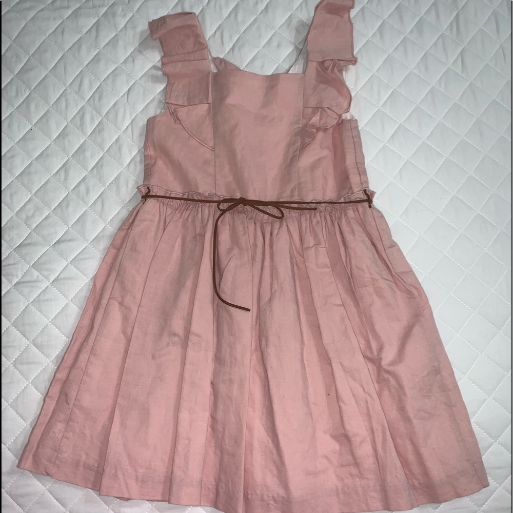 Edgehill Collection Linen Dress - Dusty Rose